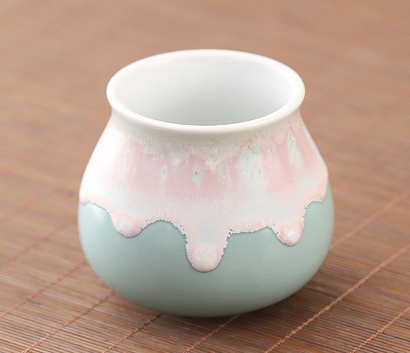 Handcrafted Jingdezhen porcelain tea set and teacup, Chinese ceramic art for mindful tea rituals — Solmira Living