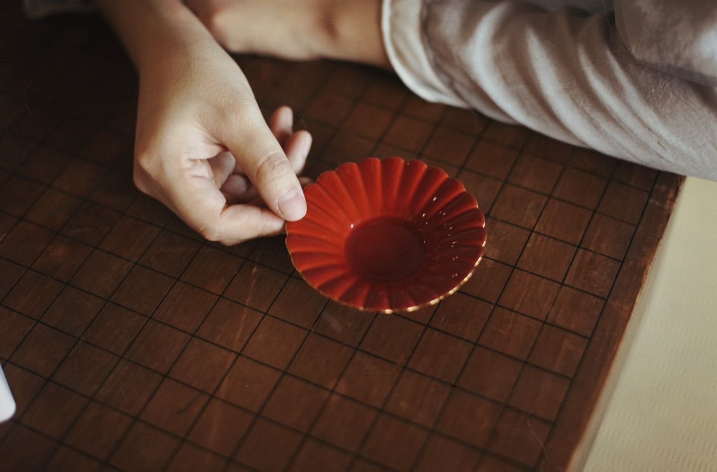 Handcrafted Jingdezhen porcelain tea set and teacup, Chinese ceramic art for mindful tea rituals — Solmira Living