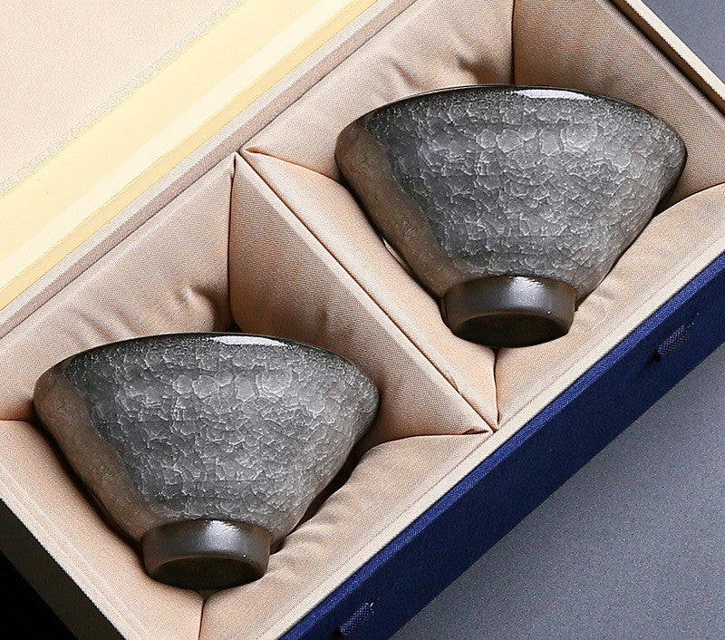 Handcrafted Jingdezhen porcelain tea set and teacup, Chinese ceramic art for mindful tea rituals — Solmira Living