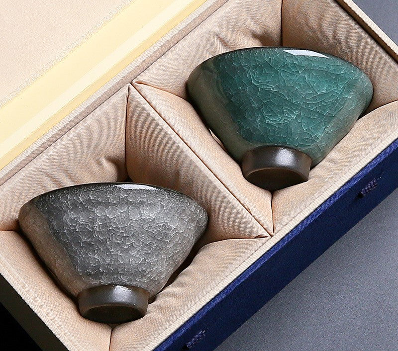 Handcrafted Jingdezhen porcelain tea set and teacup, Chinese ceramic art for mindful tea rituals — Solmira Living