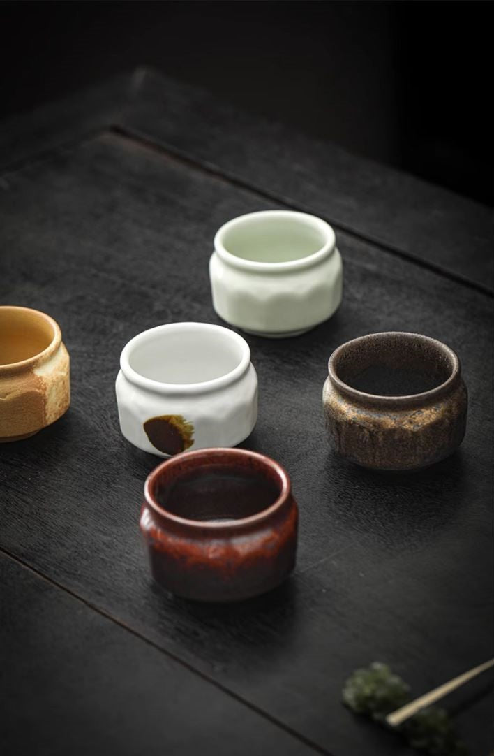 Handcrafted Jingdezhen porcelain tea set and teacup, Chinese ceramic art for mindful tea rituals — Solmira Living