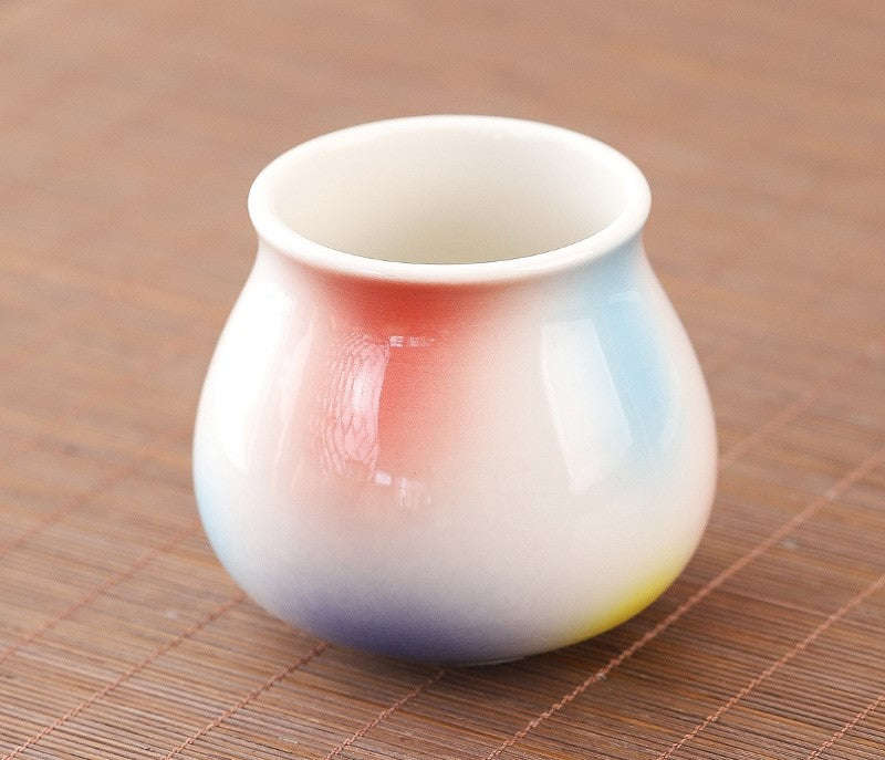 Handcrafted Jingdezhen porcelain tea set and teacup, Chinese ceramic art for mindful tea rituals — Solmira Living