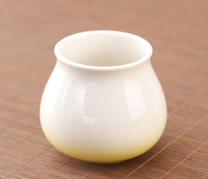 Handcrafted Jingdezhen porcelain tea set and teacup, Chinese ceramic art for mindful tea rituals — Solmira Living