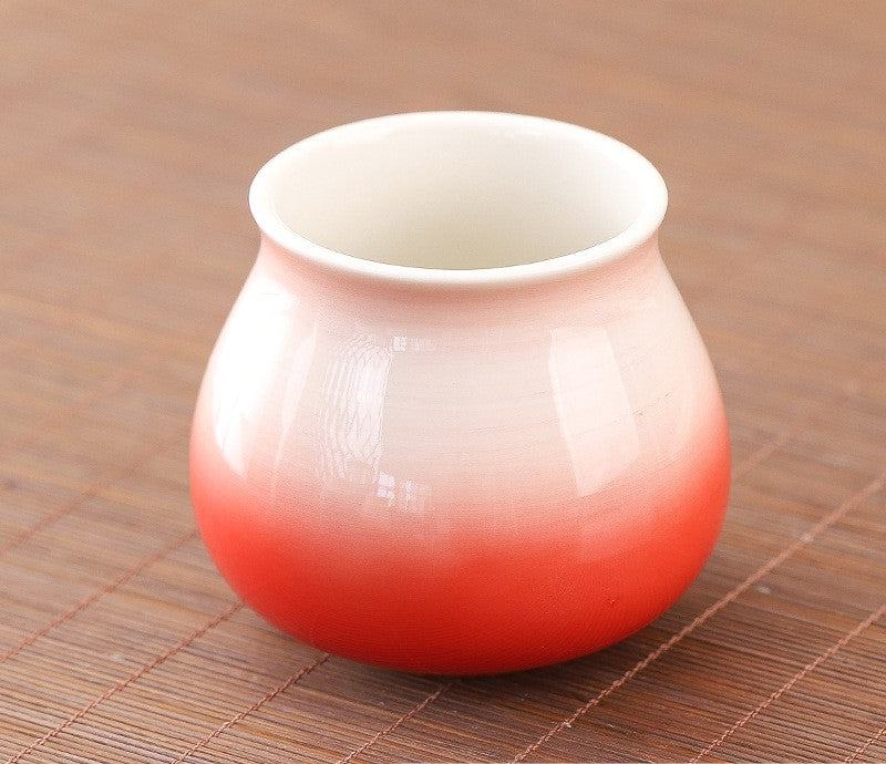 Handcrafted Jingdezhen porcelain tea set and teacup, Chinese ceramic art for mindful tea rituals — Solmira Living