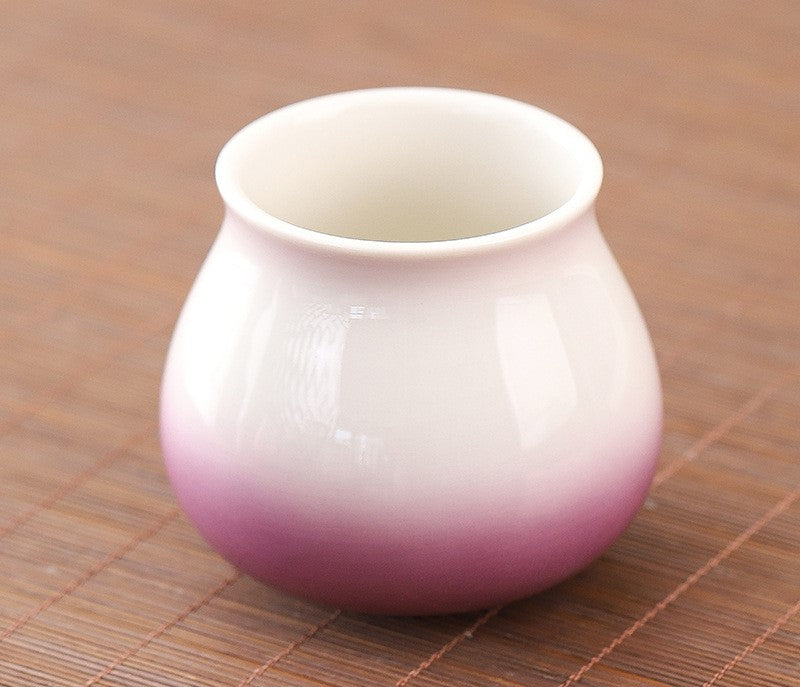 Handcrafted Jingdezhen porcelain tea set and teacup, Chinese ceramic art for mindful tea rituals — Solmira Living