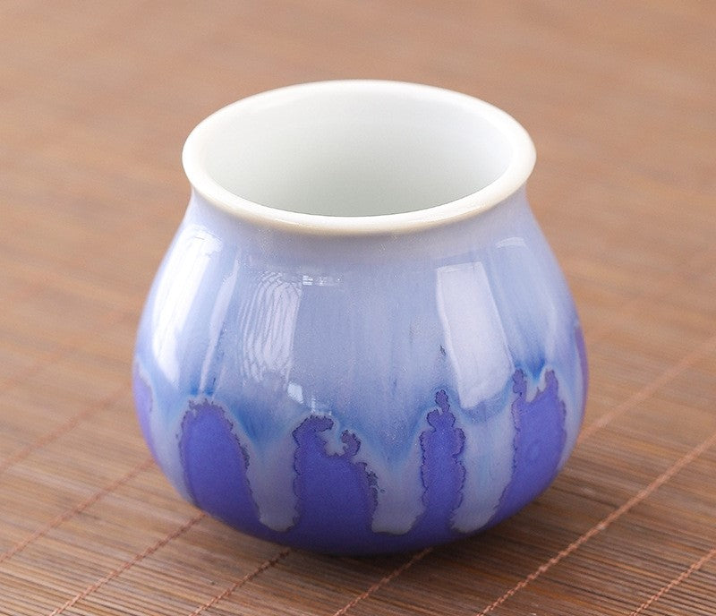 Handcrafted Jingdezhen porcelain tea set and teacup, Chinese ceramic art for mindful tea rituals — Solmira Living